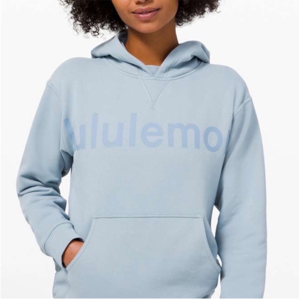 lululemon athletica Light Blue Hoodie